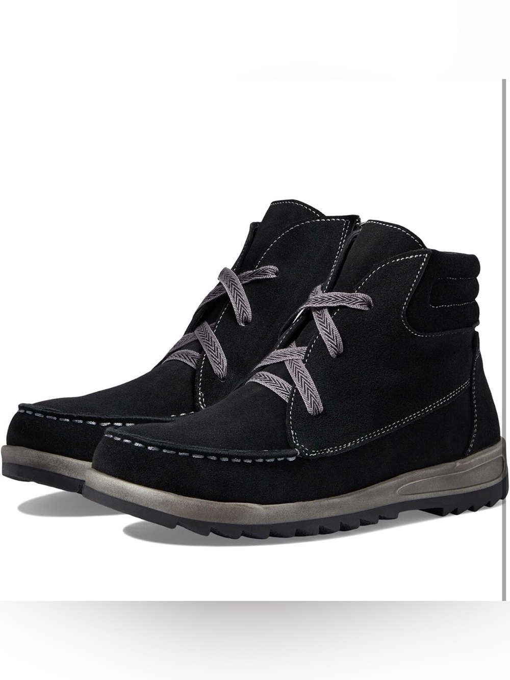 David Tate Sidra Casual Oxford Boot Black Suede Lace Up Ankle Boot Size: 11